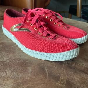 Tretorn shoes bright pinkish/red Sz. 8.5